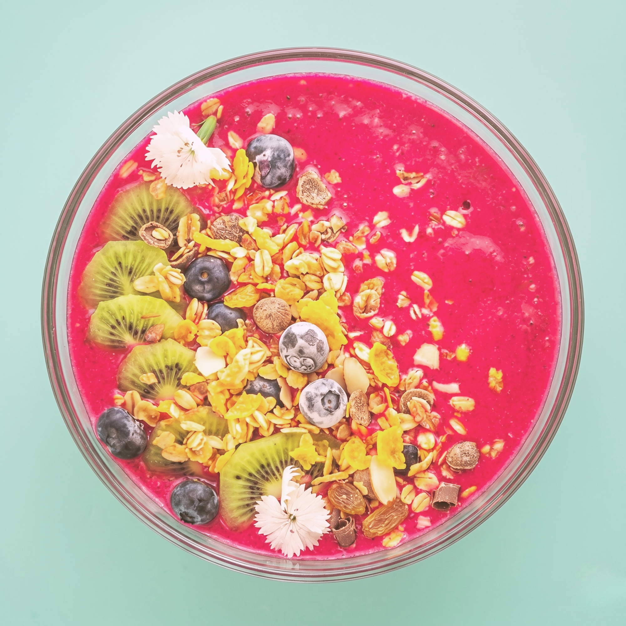 Electric Dragon Fruit Bowl